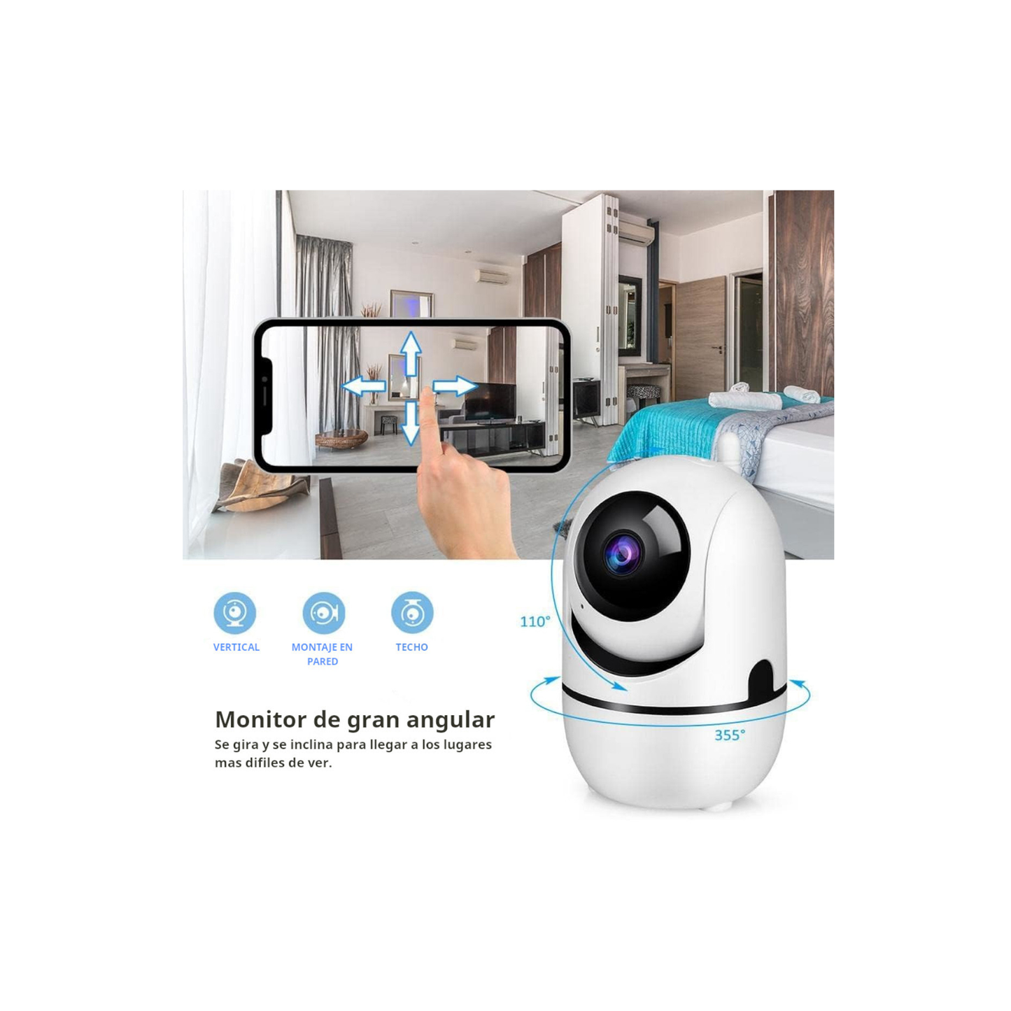 Cámara Robótica 360° 2.4G WiFi