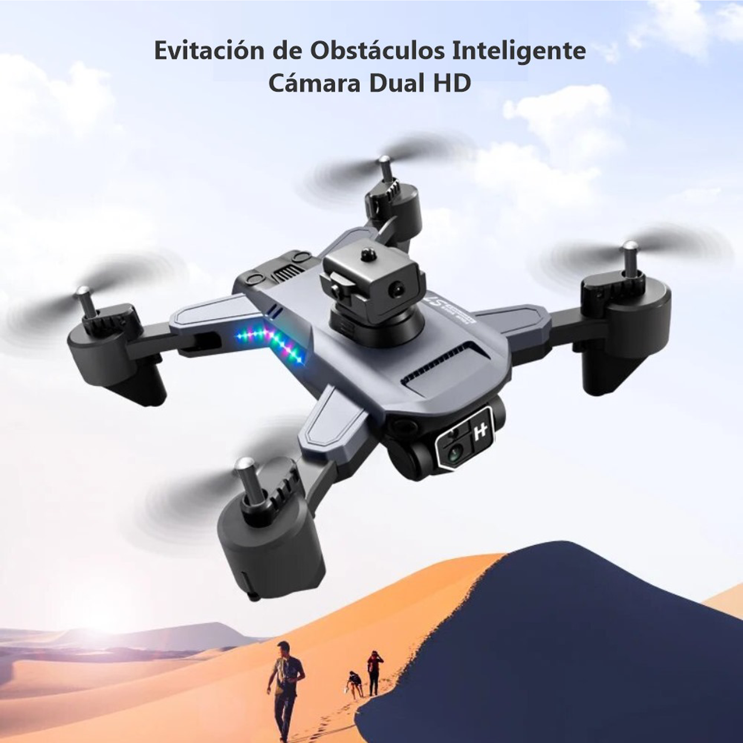 Drone WiFi 2.4G K7 Pro Cámara Dual HD