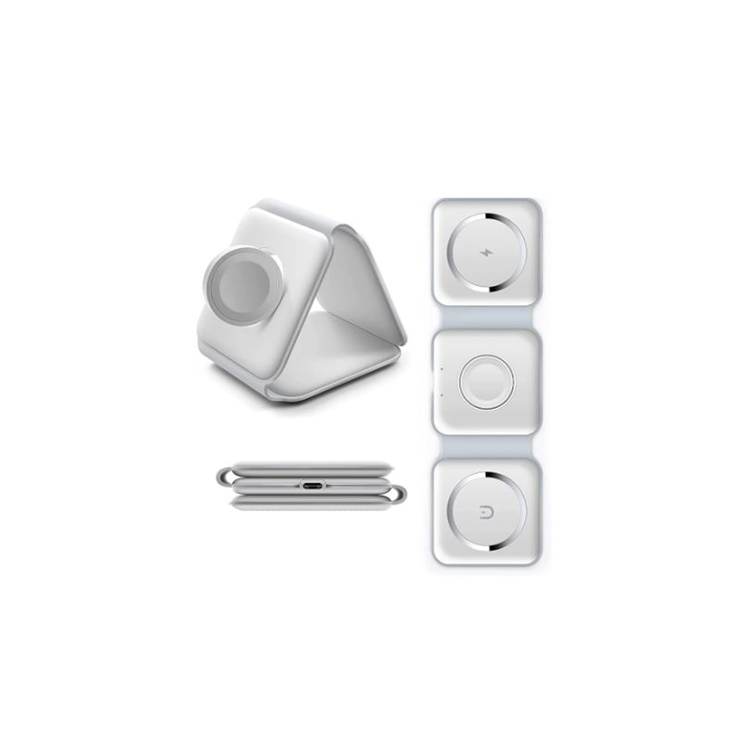 Cargador Magnético Plegable 3 en 1