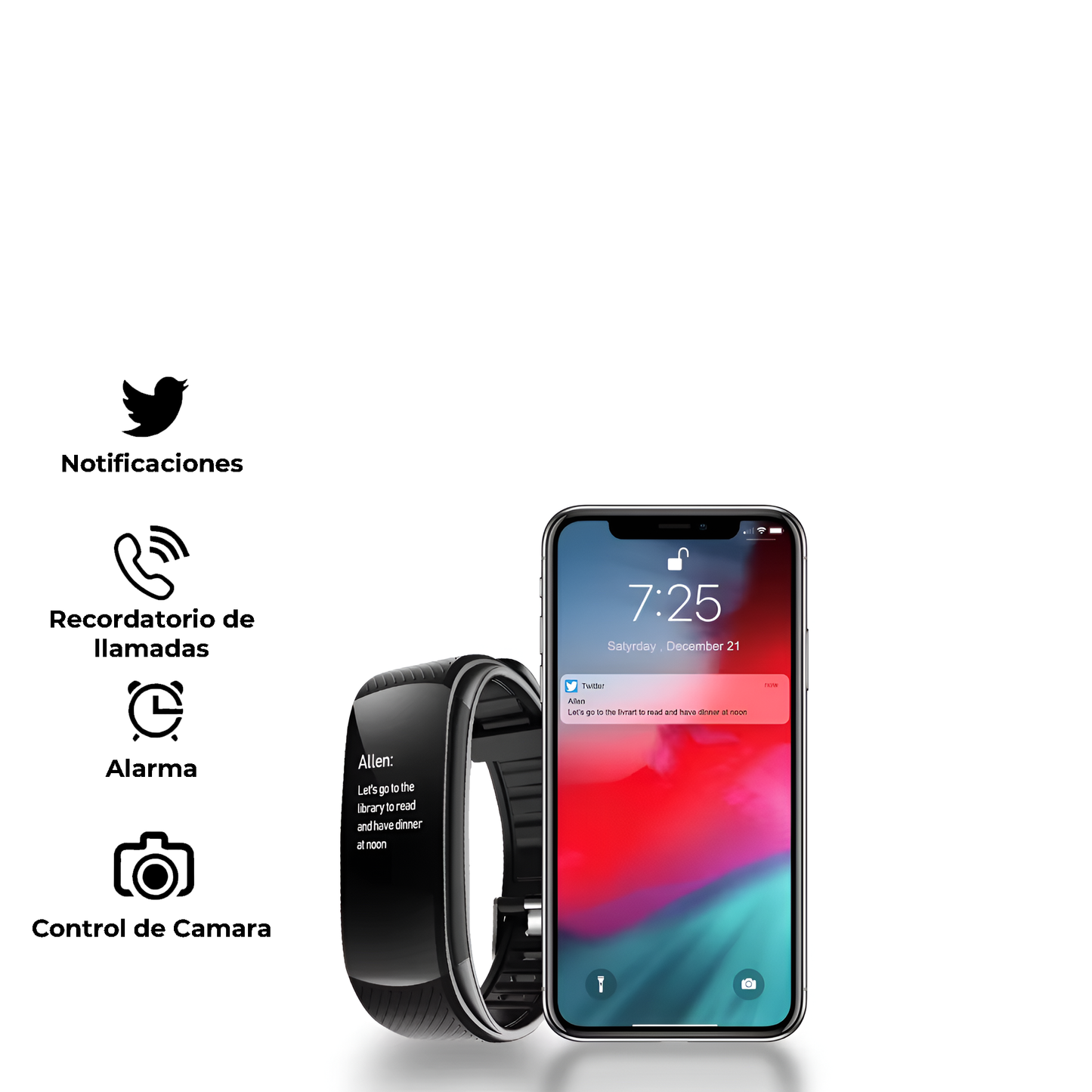 Pulsera inteligente C5S