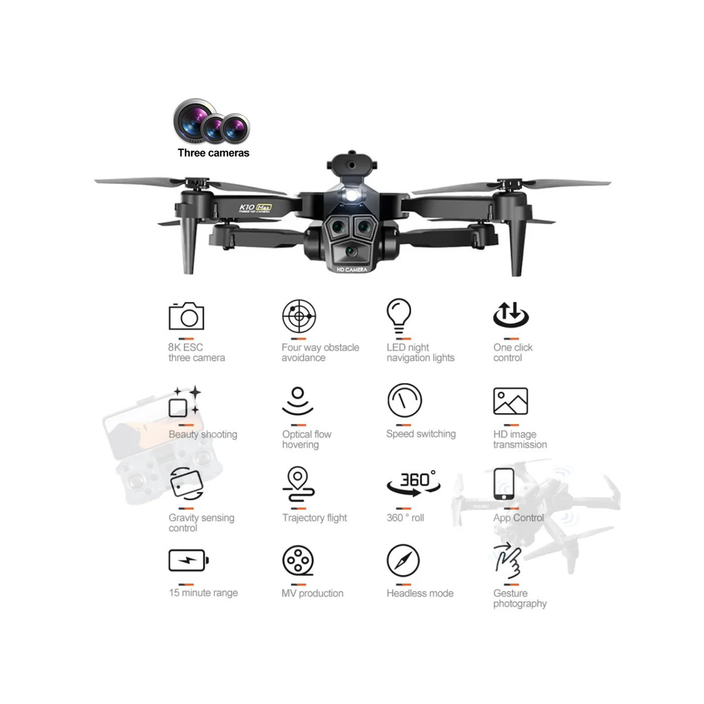 Dron K10 Max